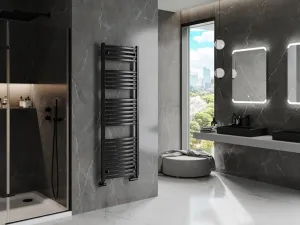 MEXEN - Helios vykurovací rebrík / radiátor 1500 x 500 mm, 680 W, čierna W103-1500-500-00-70