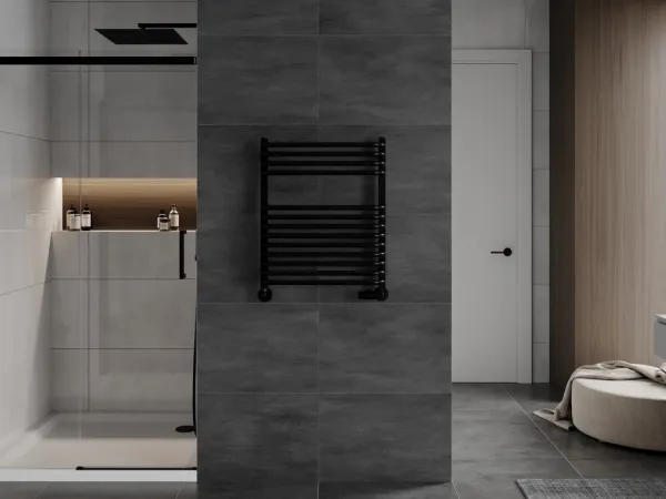 MEXEN - Apollo vykurovací rebrík/radiátor 660 x 550 mm, 384 W, čierna W117-0660-550-00-70