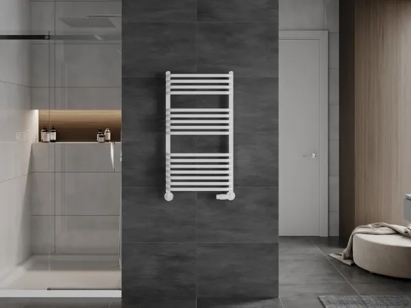 MEXEN - Apollo vykurovací rebrík/radiátor 860 x 450 mm, 422 W, biela W117-0860-450-00-20