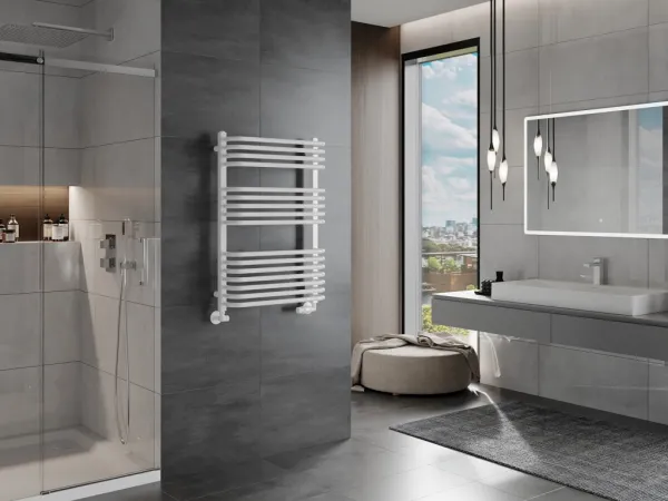 MEXEN - Apollo vykurovací rebrík/radiátor 860 x 550 mm, 479 W, biela W117-0860-550-00-20