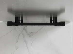 MEXEN - Plutón vykurovací rebrík/radiátor 800 x 500 mm, 405 W, čierna W106-0800-500-00-70