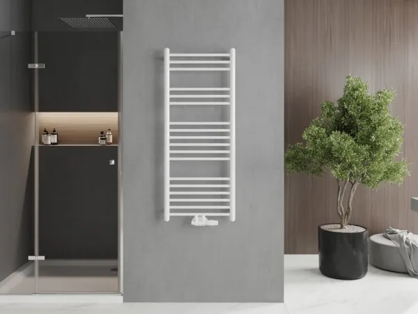 MEXEN - Yodo vykurovací rebrík/radiátor 1200 x 500 mm, 389 W, biela W113-1200-500-00-20