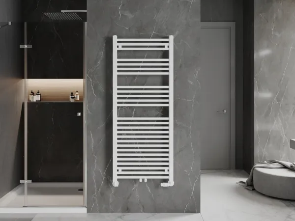 MEXEN - Plutón vykurovací rebrík/radiátor 1450 x 600 mm, 826 W, biela W106-1450-600-00-20