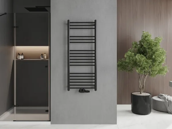 MEXEN - Yodo vykurovací rebrík/radiátor 1200 x 500 mm, 389 W, čierna W113-1200-500-00-70