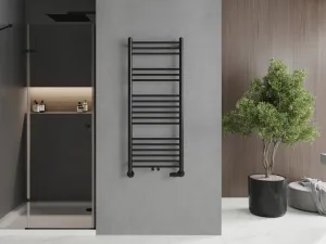 MEXEN - Yodo vykurovací rebrík/radiátor 1200 x 500 mm, 389 W, čierna W113-1200-500-00-70