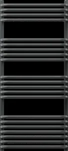 MEXEN - Apollo vykurovací rebrík/radiátor 1210 x 550 mm, 638 W, antracit W117-1210-550-00-66