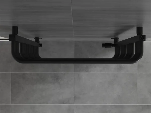 MEXEN - Apollo vykurovací rebrík/radiátor 1210 x 650 mm, 713 W, čierna W117-1210-650-00-70