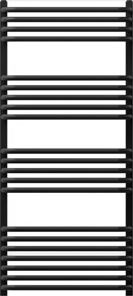 MEXEN - Apollo vykurovací rebrík/radiátor 1210 x 550 mm, 638 W, čierna W117-1210-550-00-70