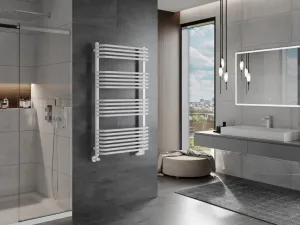 MEXEN - Apollo vykurovací rebrík/radiátor 1210 x 650 mm, 713 W, biela W117-1210-650-00-20