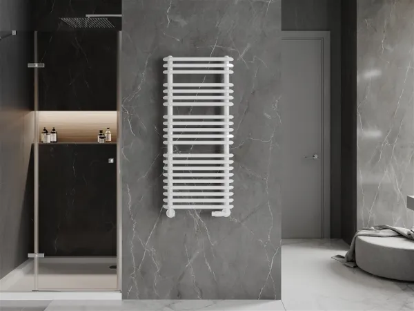 MEXEN - Akan vykurovací rebrík/radiátor 1080 x 500 mm, 784 W, biela W121-1080-500-00-20