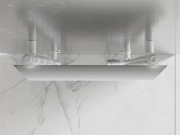 MEXEN - Akan vykurovací rebrík/radiátor 1080 x 500 mm, 784 W, biela W121-1080-500-00-20