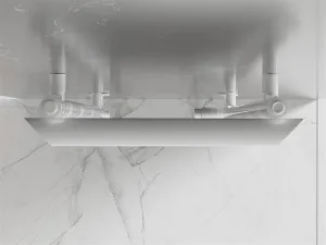 MEXEN - Akan vykurovací rebrík/radiátor 1080 x 500 mm, 784 W, biela W121-1080-500-00-20
