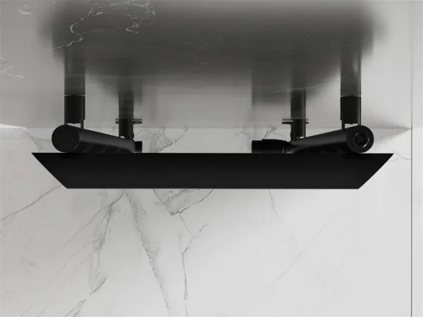 MEXEN - Akan vykurovací rebrík/radiátor 1080 x 500 mm, 784 W, čierna W121-1080-500-00-70