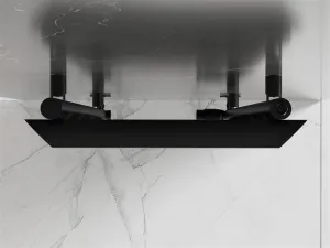 MEXEN - Akan vykurovací rebrík/radiátor 1080 x 500 mm, 784 W, čierna W121-1080-500-00-70