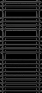 MEXEN - Akan vykurovací rebrík/radiátor 1080 x 500 mm, 784 W, čierna W121-1080-500-00-70