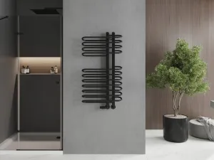 MEXEN - Ops vykurovací rebrík/radiátor 1000 x 550 mm, 517 W, čierna W122-1000-550-00-70