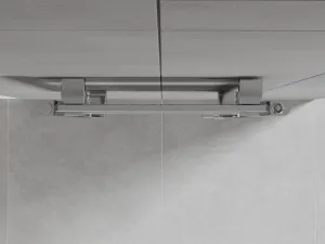 MEXEN - Urán vykurovací rebrík/radiátor 1200 x 500 mm, 416 W, chróm W105-1200-500-00-01