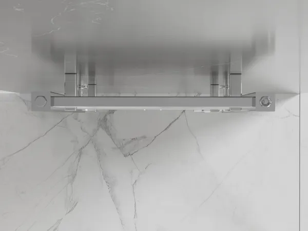 MEXEN - Plutón vykurovací rebrík/radiátor 1200 x 500 mm, 487 W, chróm W106-1200-500-00-01