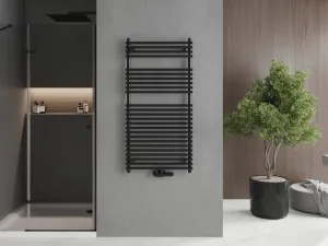 MEXEN - Sol vykurovací rebrík/radiátor 1200 x 600 mm, 658 W, čierna W125-1200-600-00-70