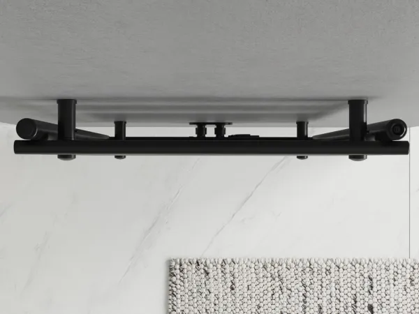 MEXEN - Sol vykurovací rebrík/radiátor 1200 x 600 mm, 658 W, čierna W125-1200-600-00-70
