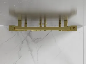 MEXEN - Plutón vykurovací rebrík/radiátor 1200 x 500 mm, 487 W, zlatá W106-1200-500-00-50