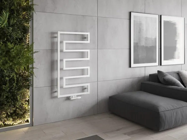 MEXEN - Floryda vykurovací rebrík/radiátor 1080 x 600 mm, 358 W, biela W206-1080-600-00-20