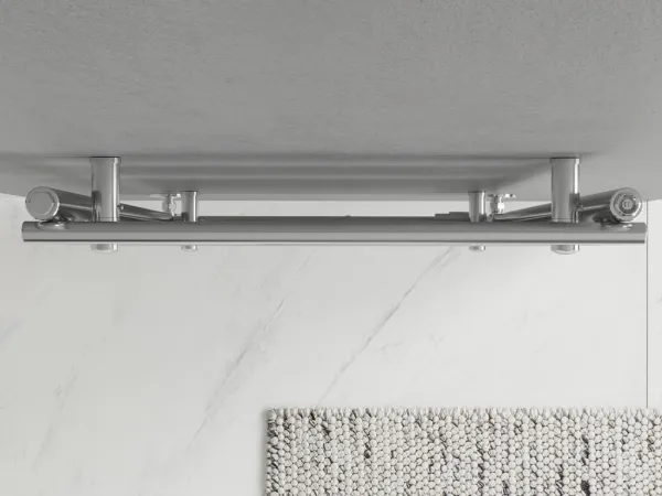 MEXEN - Sol vykurovací rebrík/radiátor 1200 x 600 mm, 520 W, chróm W125-1200-600-00-01