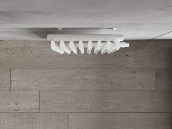 MEXEN - Atlanta vykurovací rebrík/radiátor 1200 x 405 mm, 646 W, biela W211-1200-405-00-20