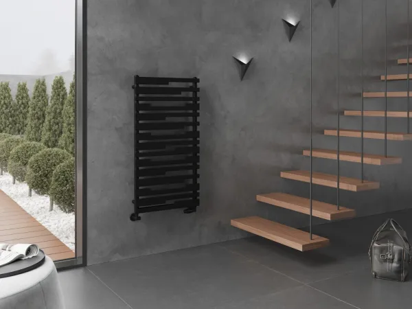 MEXEN - Provo vykurovací rebrík/radiátor 1125 x 600 mm, 799 W, čierny W209-1125-600-00-70