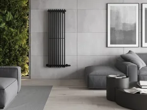 MEXEN - Atlanta vykurovací rebrík/radiátor 1500 x 460 mm, 894 W, čierny W211-1500-460-00-70