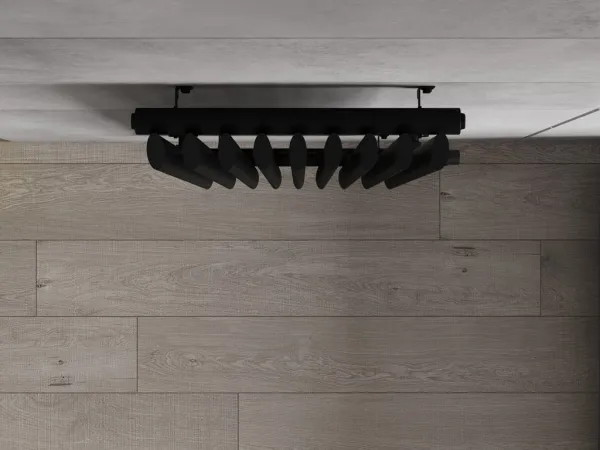 MEXEN - Atlanta vykurovací rebrík/radiátor 1500 x 460 mm, 894 W, čierny W211-1500-460-00-70