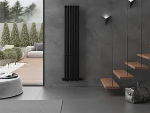 MEXEN - Oregon vykurovací rebrík/radiátor 1800 x 350 mm, 604 W, čierny W202-1800-350-00-70