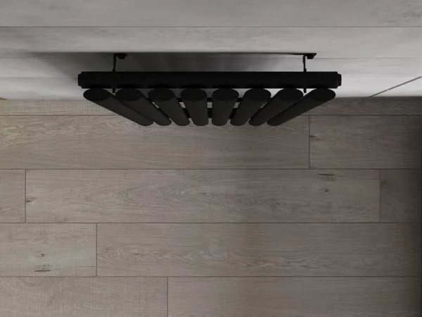 MEXEN - Oregon vykurovací rebrík/radiátor 1800 x 490 mm, 805 W, čierny W202-1800-490-00-70