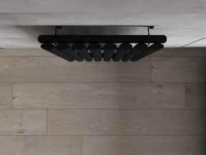 MEXEN - Oregon vykurovací rebrík/radiátor 1800 x 490 mm, 805 W, čierny W202-1800-490-00-70