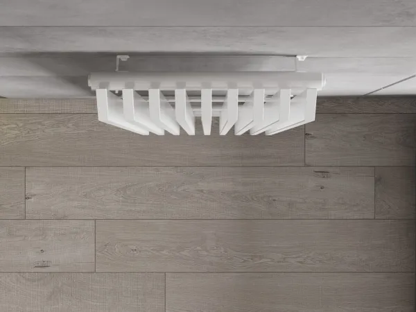 MEXEN - Aurora vykurovací rebrík/radiátor 1800 x 450 mm, 1347 W, biela W212-1800-450-00-20