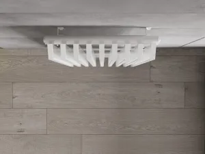 MEXEN - Aurora vykurovací rebrík/radiátor 1800 x 450 mm, 1347 W, biela W212-1800-450-00-20