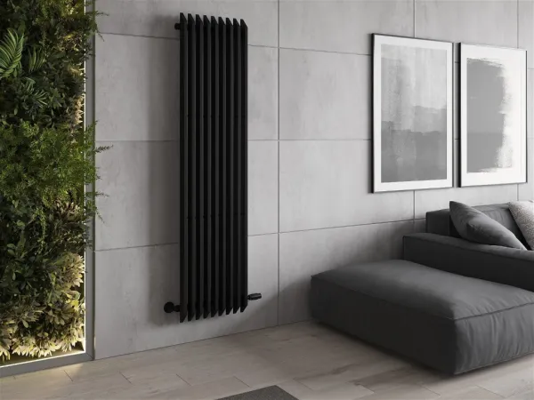 MEXEN - Aurora vykurovací rebrík/radiátor 1800 x 450 mm, 1347 W, čierny W212-1800-450-00-70