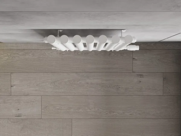 MEXEN - Texas vykurovací rebrík/radiátor 1200 x 460 mm, 502 W, biela W203-1200-460-00-20