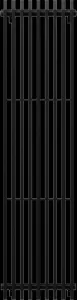 MEXEN - Aurora vykurovací rebrík/radiátor 1800 x 450 mm, 1347 W, čierny W212-1800-450-00-70