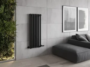 MEXEN - Texas vykurovací rebrík/radiátor 1200 x 460 mm, 502 W, čierny W203-1200-460-00-70
