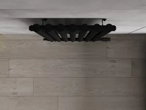 MEXEN - Texas vykurovací rebrík/radiátor 1800 x 460 mm, 719 W, čierny W203-1800-460-00-70