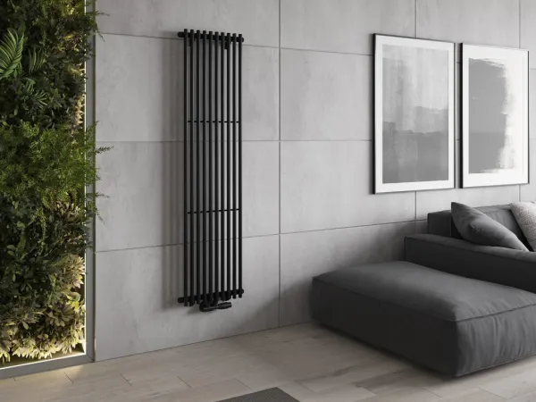 MEXEN - Tulsa vykurovací rebrík/radiátor 1600 x 420 mm, 613 W, čierny W219-1600-420-00-70