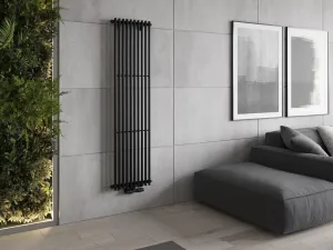 MEXEN - Tulsa vykurovací rebrík/radiátor 1600 x 420 mm, 613 W, čierny W219-1600-420-00-70