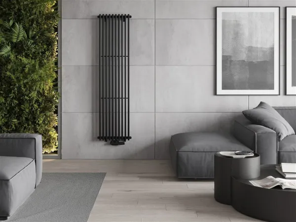 MEXEN - Tulsa vykurovací rebrík/radiátor 1600 x 420 mm, 613 W, čierny W219-1600-420-00-70