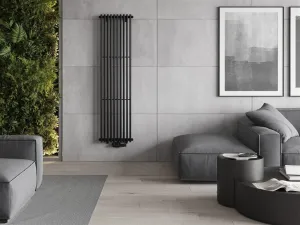 MEXEN - Tulsa vykurovací rebrík/radiátor 1600 x 420 mm, 613 W, čierny W219-1600-420-00-70