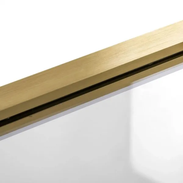 REA - Vaňová zástena Elegant 80 zlatá kartáčovaná REA-W6601
