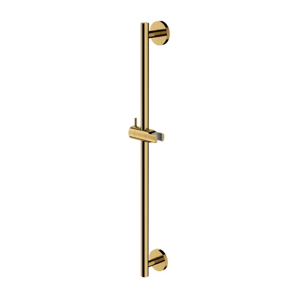 OMNIRES - Sprchová tyč s posuvným držiakom, 66 cm, zlatá DR12GL