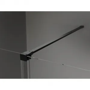MEXEN/S - Velár sprchovací kút 120 x 70, transparent, čierna 871-120-070-01-70