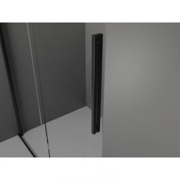 MEXEN/S - Velár sprchovací kút 120 x 70, transparent, čierna 871-120-070-01-70