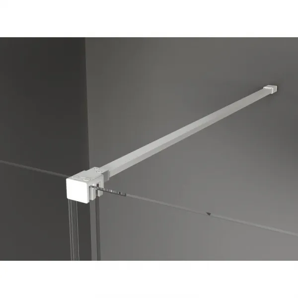 MEXEN/S - Velár sprchovací kút 130 x 85, transparent, biela 871-130-085-01-20